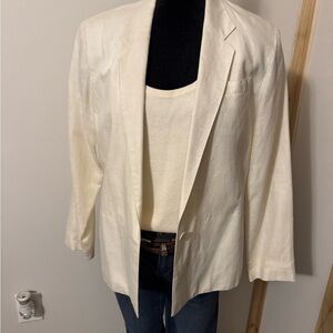 Vintage 70’s Prophecy Linen Cream Blazer